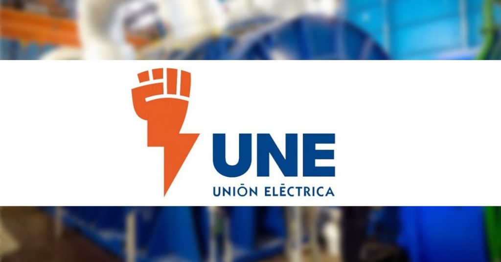 Unión Eléctrica UNE informa déficit de capacidad del SEN