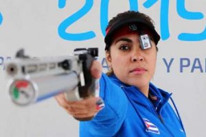 En Lima, Laina obtuvo su primera medalla de oro panamericana y un puesto en la cita olímpica de Tokio 2020.
