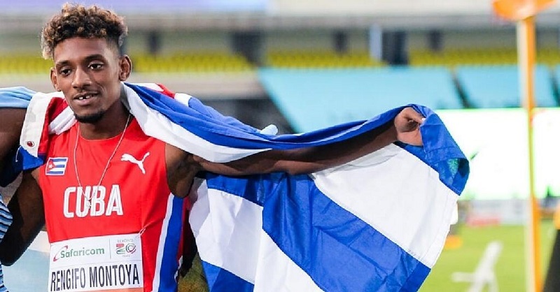 Oro para velocista cubano Reginfo en Iberoamericano de atletismo