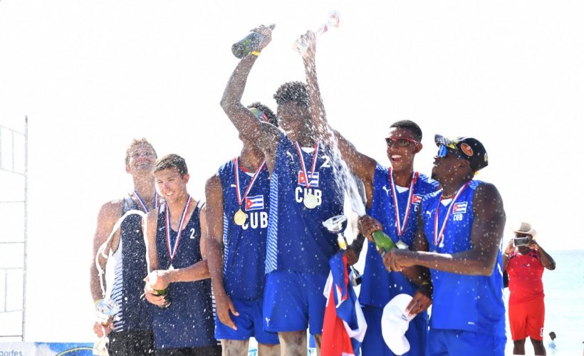 Premiación sexo masculino en Norceca