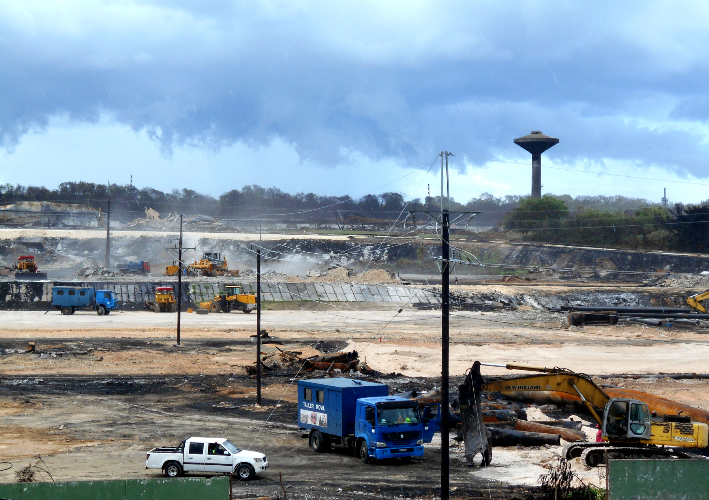 Avanzan obras de recuperación en base de supertanqueros de Matanzas