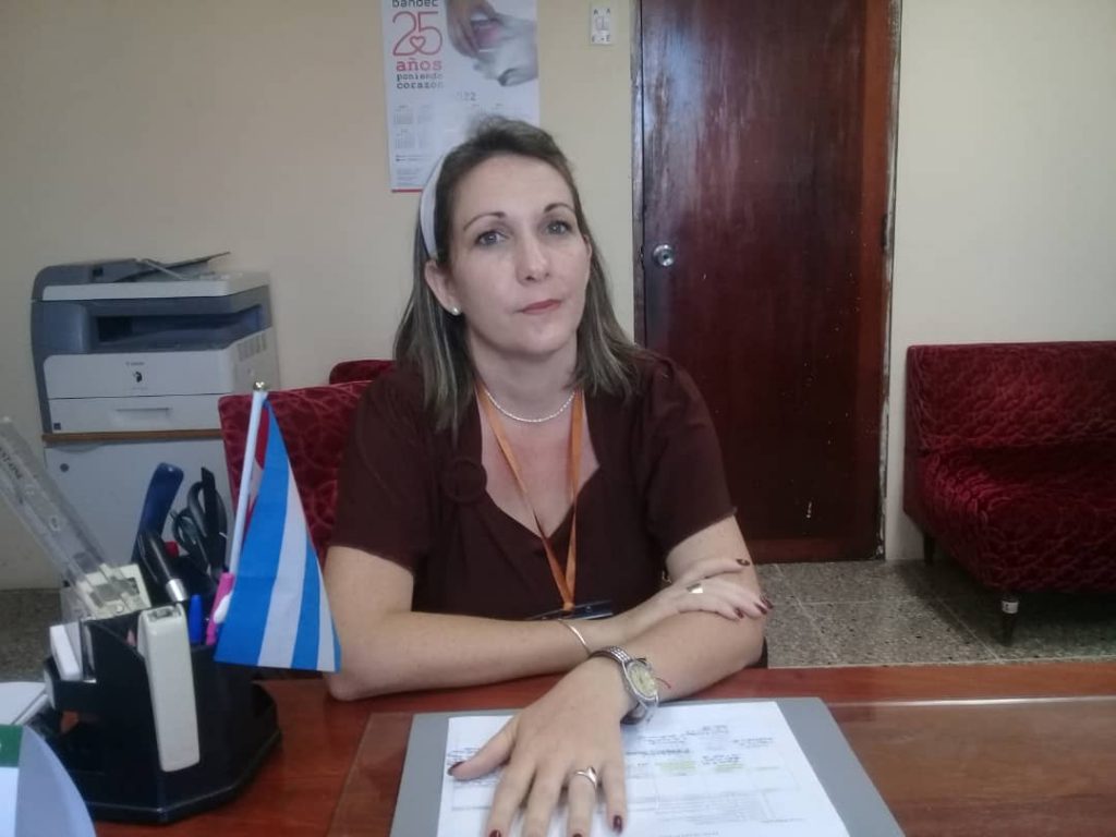 Yanetsy Chávez Camaraza, directora provincial de Bandec