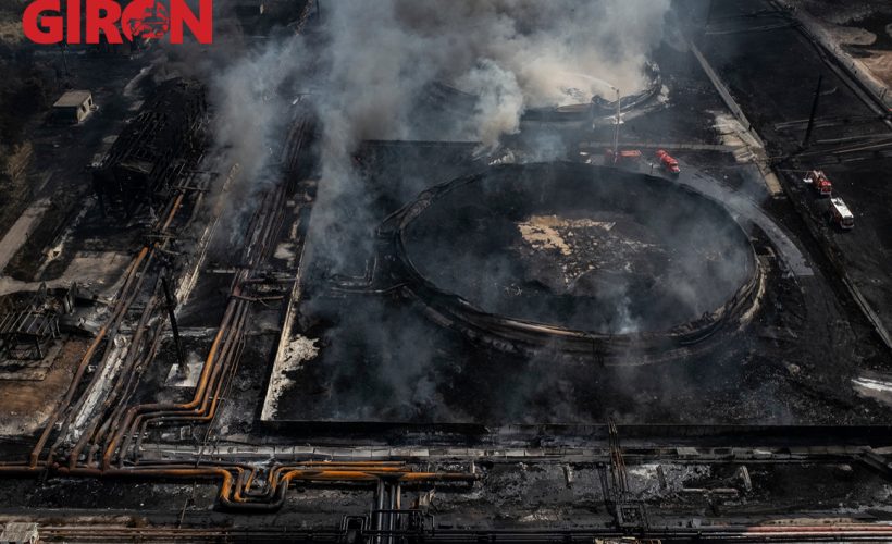 Sobrevolar la ciudad y constatar tanta superficie dañada por el fuego, tantas estructuras calcinadas, sin dudas sobrecoge el alma; pero a la vez ser testigos de estas imágenes despierta una gratitud infinita hacia quienes han hecho posible la recuperación.