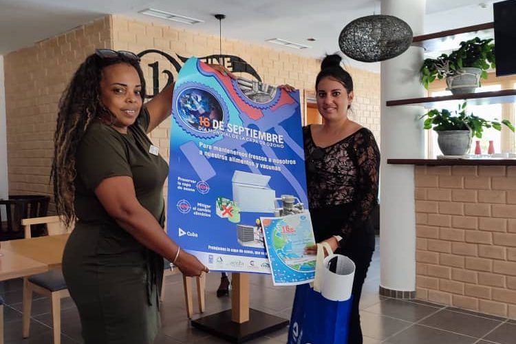 Sol Varadero Beach, Playa Alameda y Plaza Oasis recibieron el Reconocimiento Nacional Libre de Sustancias Agotadoras de la Capa de Ozono.