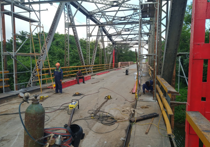 Avanza reparación del Puente de Canímar