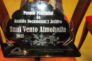 La Empai matancera recibió  este viernes el Premio Provincial de Gestión Documental y Archivo Saúl Vento Almohalla.