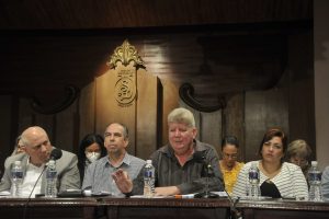 reunión plenaria de la filial matancera de Unión de Escritores y Artistas de Cuba (Uneac).