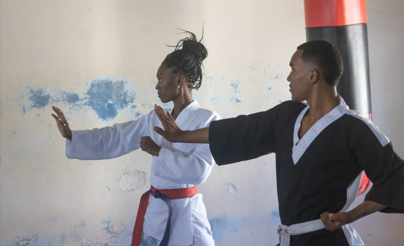 El Karate en la vida de Lis Lauren. Fotos: Raúl Navarro.