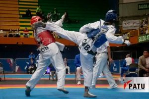 Taekwondoka matancera sube al podio en torneo clasificatorio.