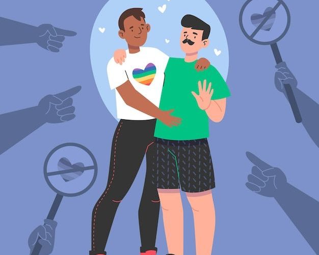 Homofobia: "Malo que fuera Homosexual". Imagen tomada del perfil de Freepik en Pinterest