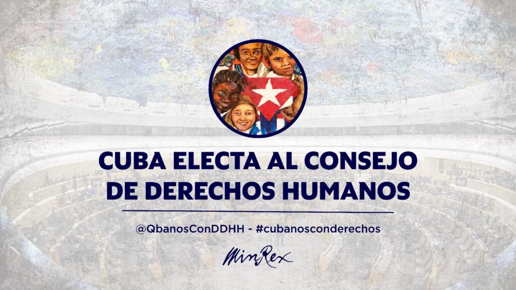 Cuba es electa para integrar el Consejo de Derechos Humanos de la ONU