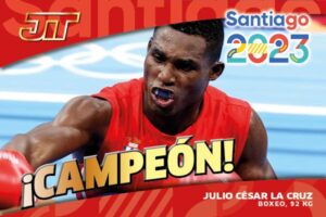 Julio César La Cruz campeón de los Juegos Panamericanos de Santiago de Chile. Foto: tomada del perfil de JIT en X