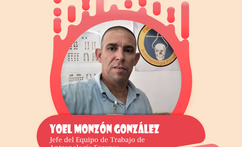 A Yoel Monzón González, licenciado en Biología, jefe del Equipo de Trabajo de Antropología Forense y miembro permanente de la Asociación Latinoamericana de Antropología Física, dedicamos un nuevo episodio de Palabras con Sentido.