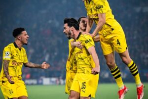 Con gol de Mats Hummels, el Borussia Dortmund derrotó 1-0 al PSG en el partido de vuelta de la semifinal de la Champions y con un 2-0 en el global se metió de lleno en la final de la Champions League por primera vez en 11 años.