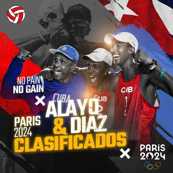 El dúo playero de Cuba Noslen Díaz-Jorge Luis Alayo clasificó oficialmente para París 2024, luego de su reciente actuación en el Challenge de Stare Jablonki, Polonia