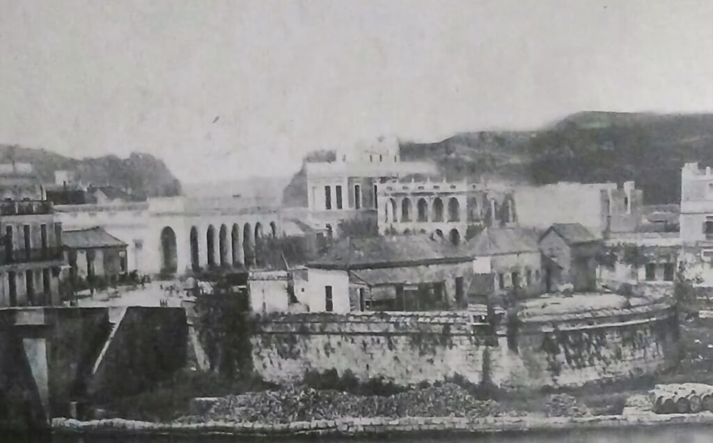 Batería “San José de la Vigía”, demolida en 1862.
