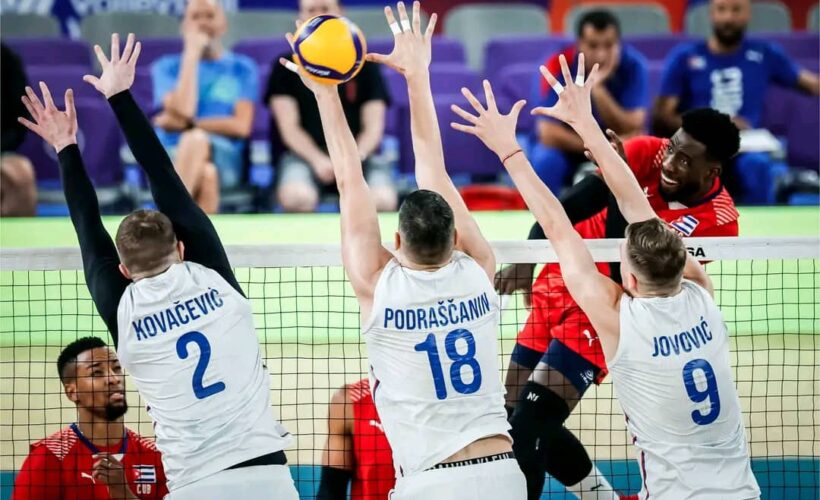 En tie break el equipo cubano de voleibol cedió 3-2 ante Serbia complicando muchísimo su clasificación a París 2024.