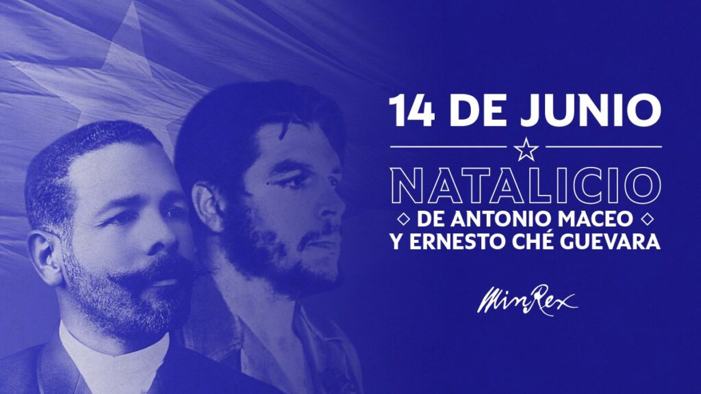 Maceo y Che. Foto tomada de Radio Rebelde