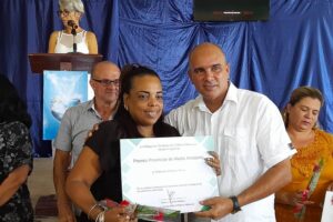 Seis matanceros fueron agasajados este 5 de junio con el Premio Provincial de Medio Ambiente que otorga el Ministerio de Ciencia Tecnología y Medio Ambiente (CITMA) en Matanzas.