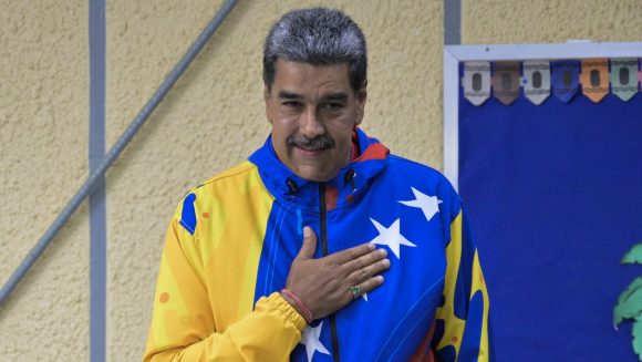 El presidente de Venezuela, Nicolás Maduro, en Caracas, 28 de julio del 2024. Foto: AFP