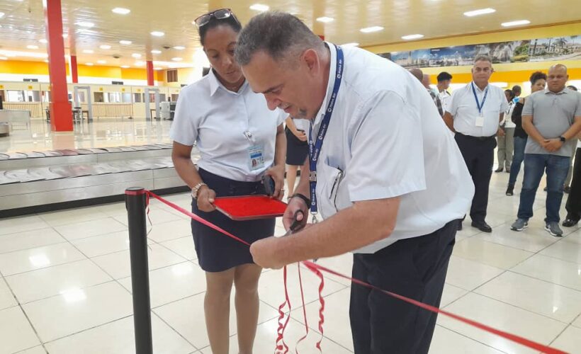 Aeropuerto Internacional matancero inaugura obras en saludo al 26 de julio