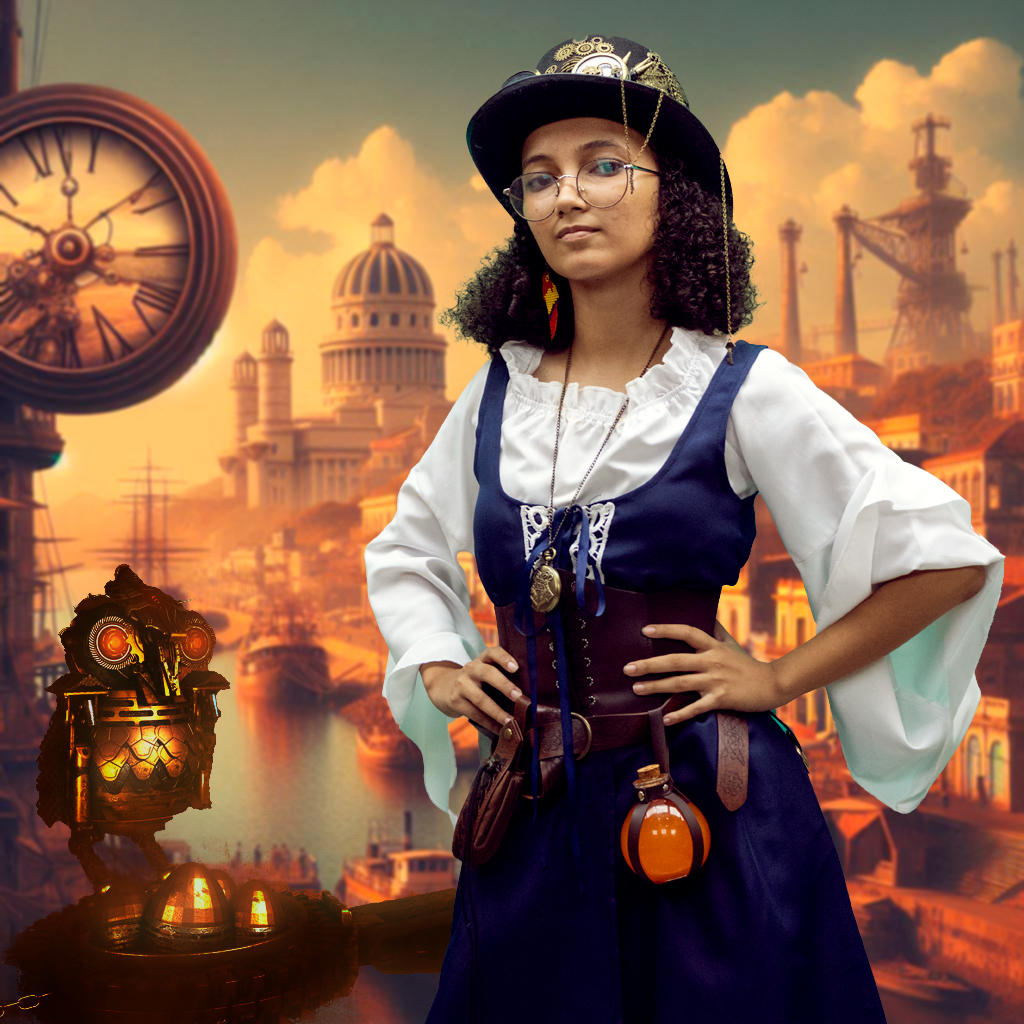 Isis Ashayt Contreras Sevila - Exploradora steampunk