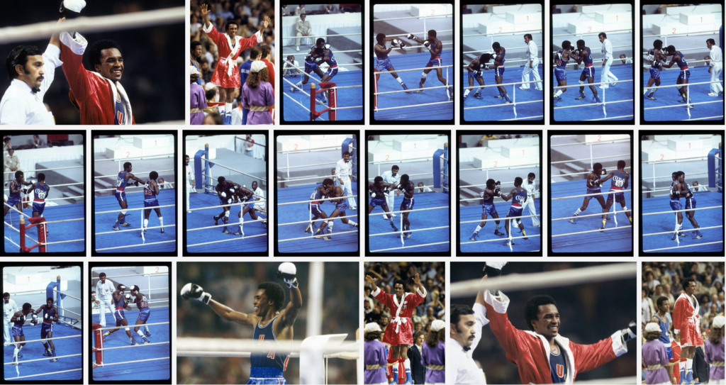 Exponente del boxeo cubano: Andrés Aldama. Captura tomada del sitio Gettyimages