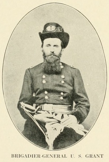 Brigadier general U.S. Grant en 1861