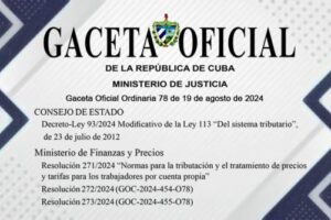 Se actualizan disposiciones normativas que regulan los actores económicos no estatales. Cuba