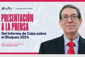 Presentará Cuba este jueves informe nacional contra el bloqueo