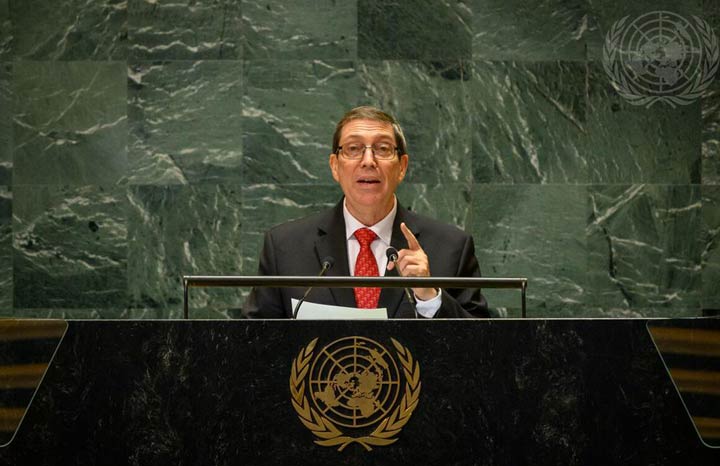 Intervención del Canciller cubano en Asamblea General de la ONU