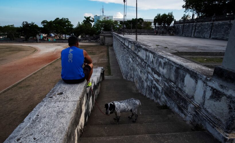 La soledad del corredor sin fondo. (Foto: Julio César García)