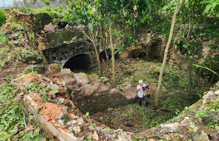 Arquitectura enigmática en predios de otrora cafetal en Matanzas