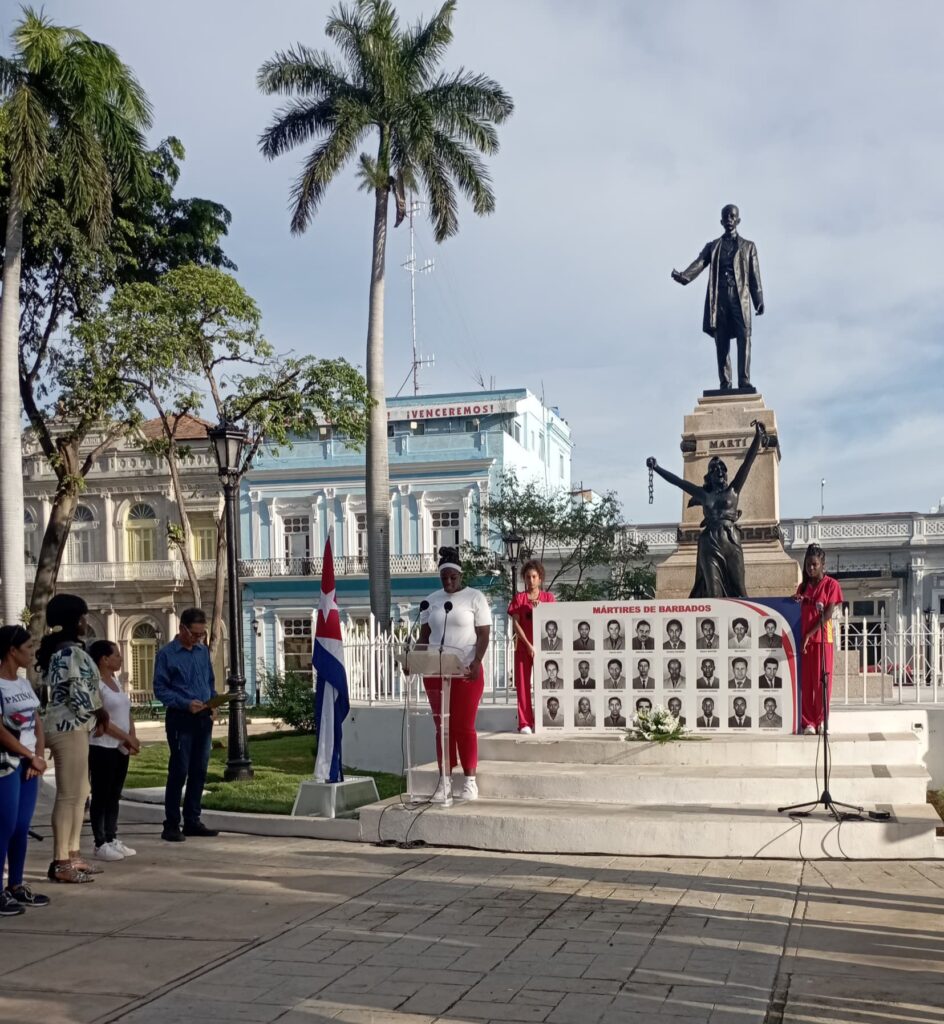 Homenaje a los mártires de Barbados a 48 años de su deceso