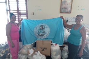 Mujeres matanceras preparan donativo para damnificados por el Huracán Oscar