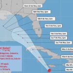 Tormenta Tropical Rafael se intensifica en el mar Caribe…