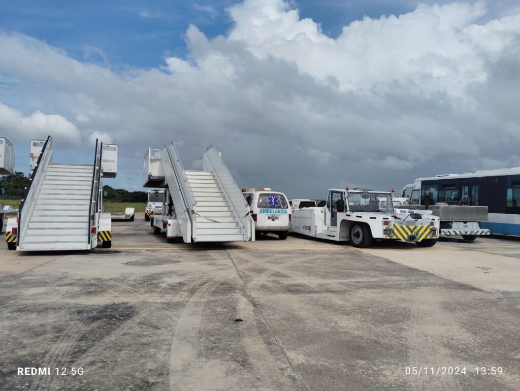 Protegen medios en Aeropuerto Internacional Juan Gualberto Gómez