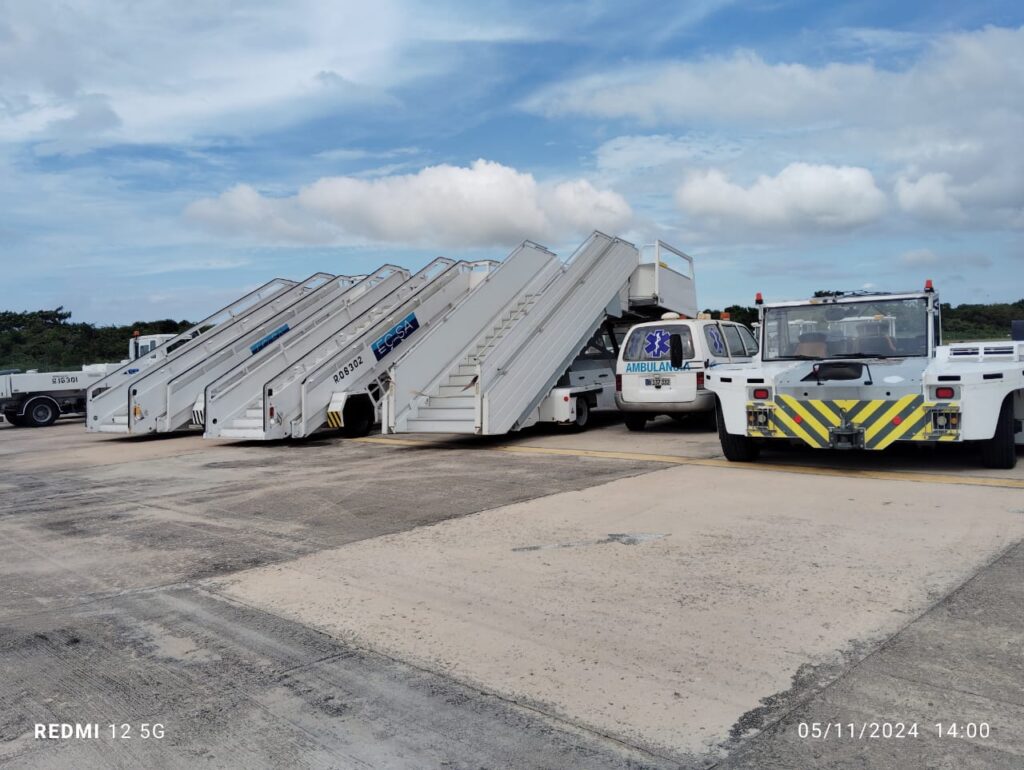 Protegen medios en Aeropuerto Internacional Juan Gualberto Gómez