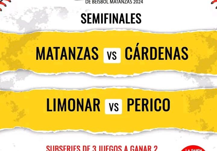 Comienzan las semifinales de la Serie Provincial de Béisbol en Matanzas