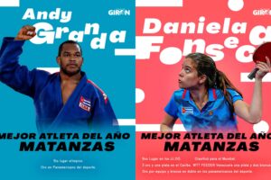 Deporte. Andy Granda y Daniela Fonseca