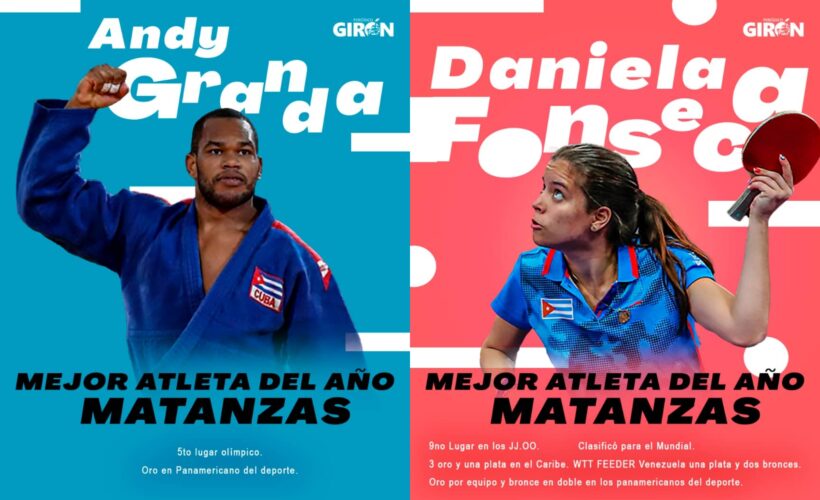 Deporte. Andy Granda y Daniela Fonseca