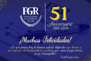 Celebran en Matanzas 51 aniversario de la Fiscalía de la República