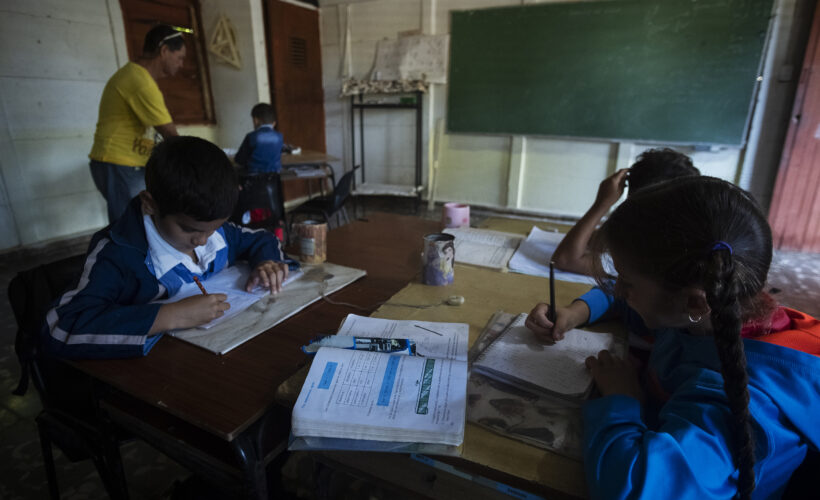 Historias Reveladas: Escuela rural de Soplillar. Fotos: Julio César García