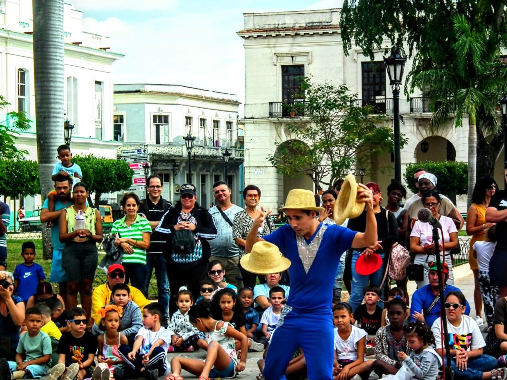 Espectáculo en Parque de la Libertad