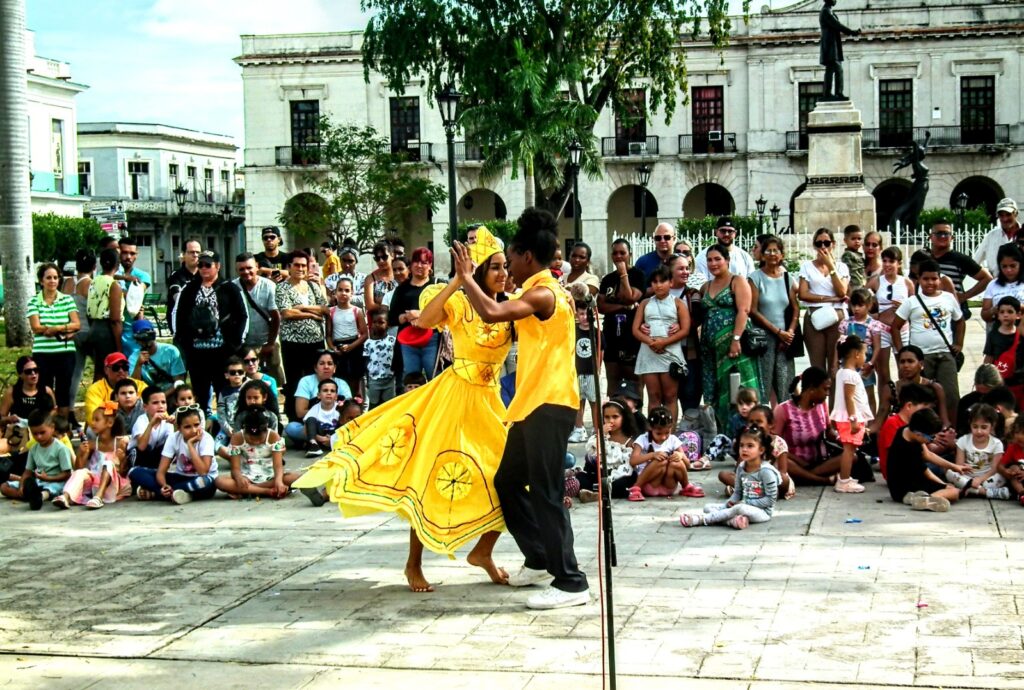 Espectáculo en Parque de la Libertad