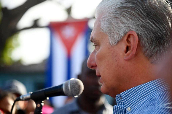 Presidente de Cuba, Miguel Díaz-Canel. Foto: Presidencia Cuba.