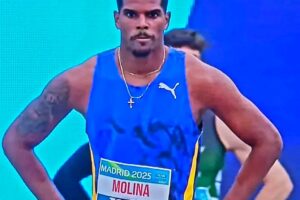 Aniel Molina de oro, pero sin cupo al Mundial Bajo Techo