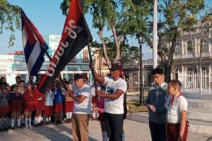 Combatientes matanceros abanderan a sus delegados