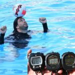 Lefont establece récord mundial equilibrio del balón en el agua
