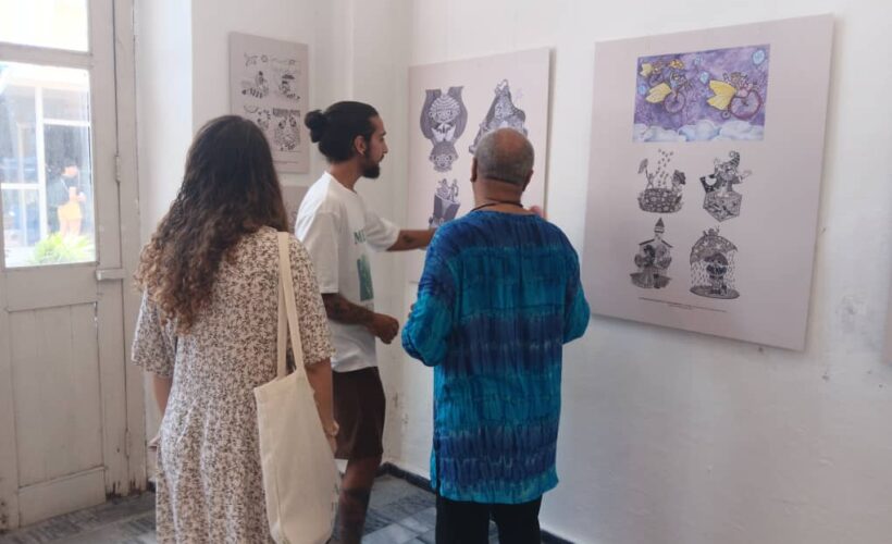 Zenén Calero exhibe sus ilustraciones para libros
